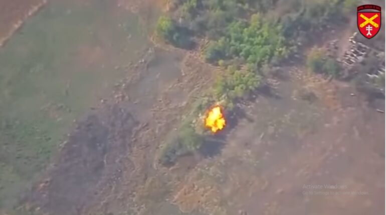 знищено ворожий склад боєприпасів