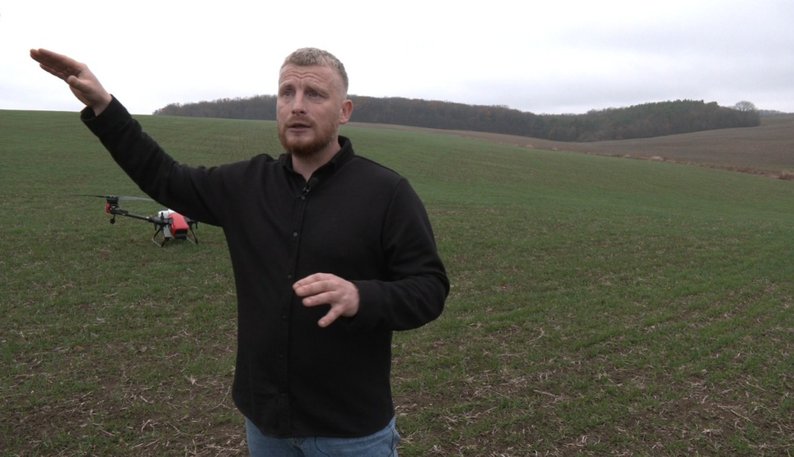 Ветеран з Тернопільщини керує агродронами