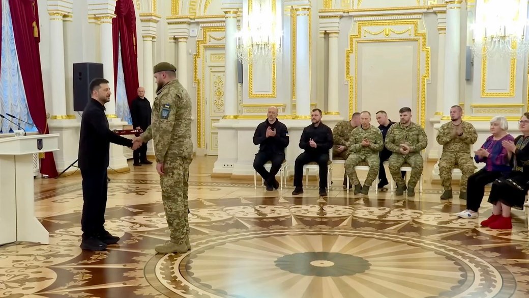 Захисник став кавалером ордена За мужність