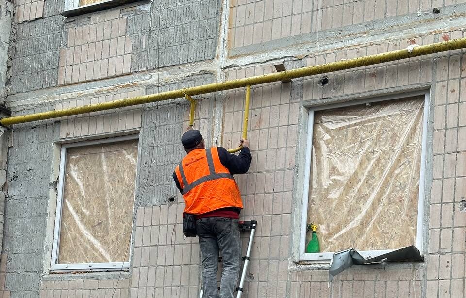 Тернопільміськгаз відновлює газопостачання будинку на 15 квітня