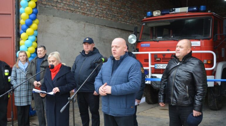 У Збаразькій громаді відкрили пожежну команду