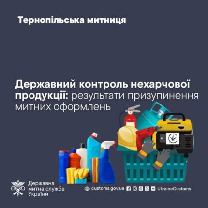 Результати призупинення оформлень митницею