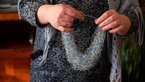 Як вчителька з Чортківщини створює унікальні гердани