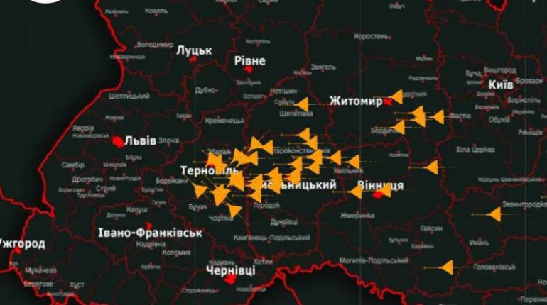 Масована атака на Тернопіль 1 травня: місто під ударом ворожих БпЛА