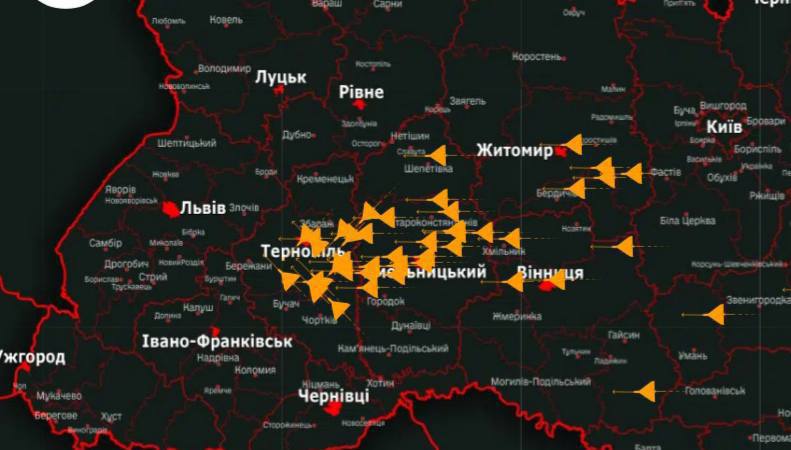 Масована атака на Тернопіль 1 травня: місто під ударом ворожих БпЛА
