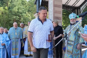 Депутата Тернопільської облради Михайла Тимошика нагородили медаллю Святого Юрія Переможця