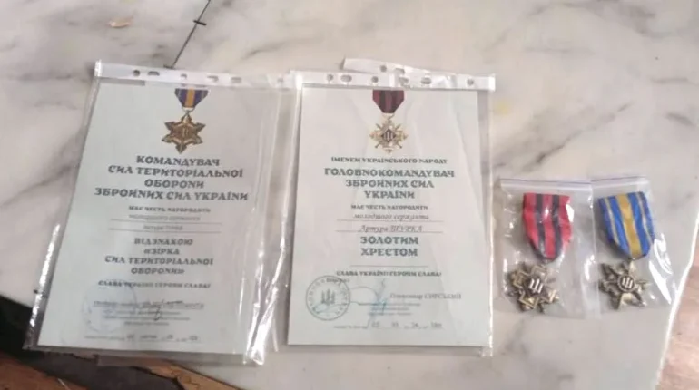 Захисник із Тернопільщини Артур Турко отримав «Золотий Хрест» та «Зірку Сил ТрО»