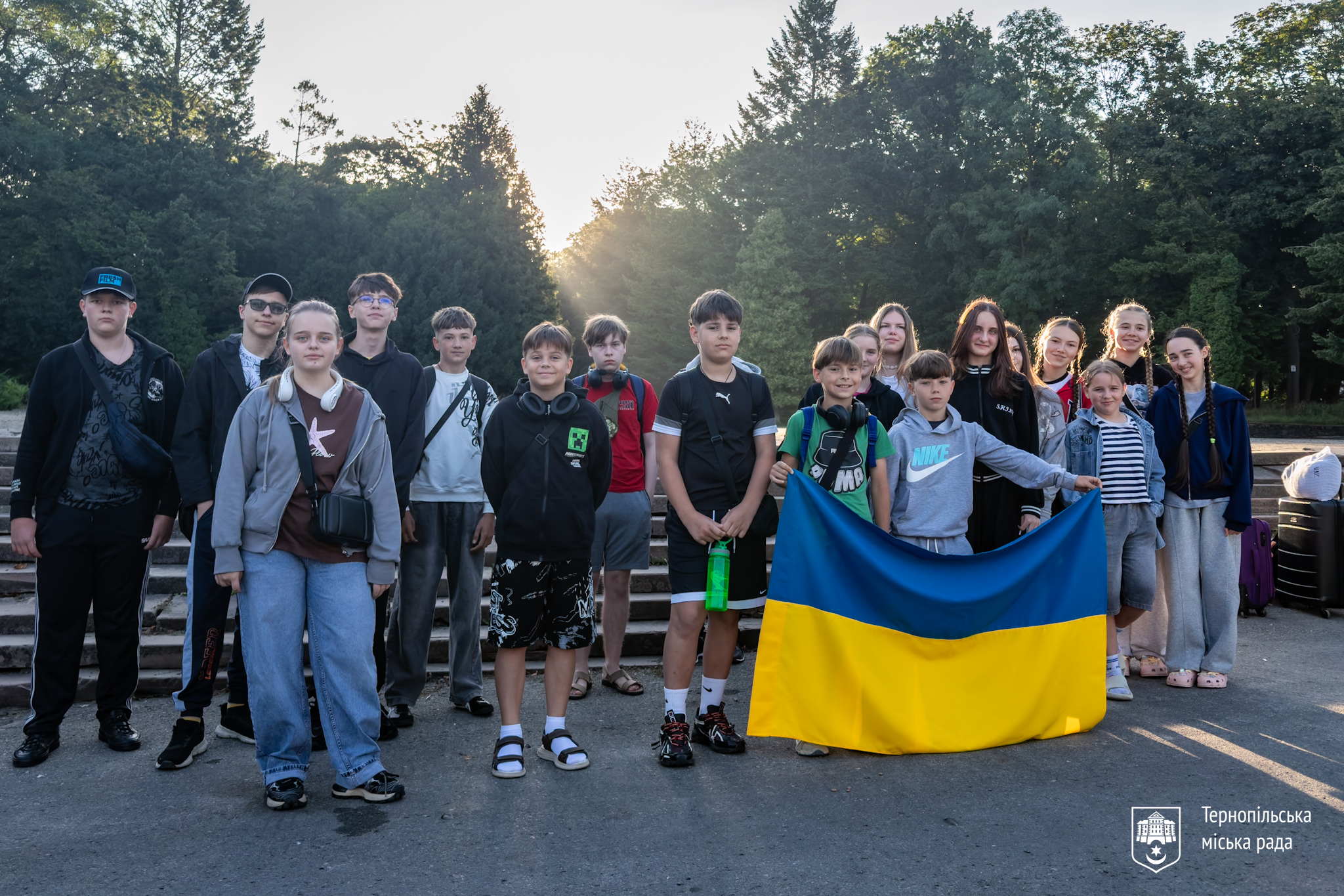 Діти захисників з Тернополя поїхали на відпочинок у Литву
