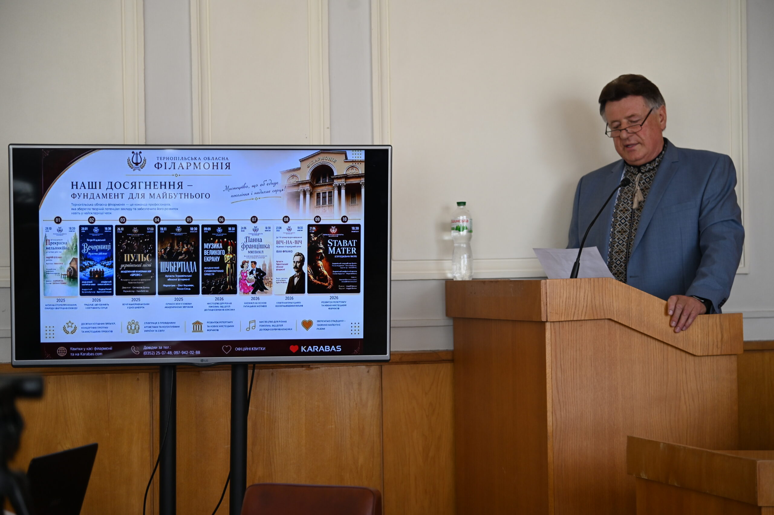 Директор Тернопільської філармонії: результати конкурсу