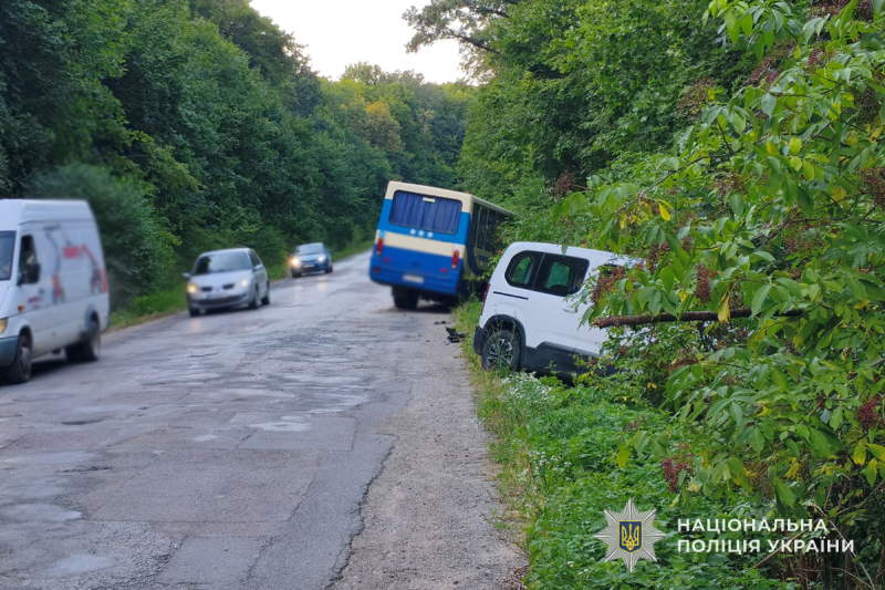 ДТП з рейсовим автобусом на Тернопільщині: деталі аварії
