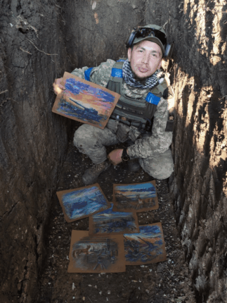 «Окопна романтика»: історія тернопільського митця та воїна Володимира Бабія, який пройшов шлях від піхотинця до служби в ТЦК