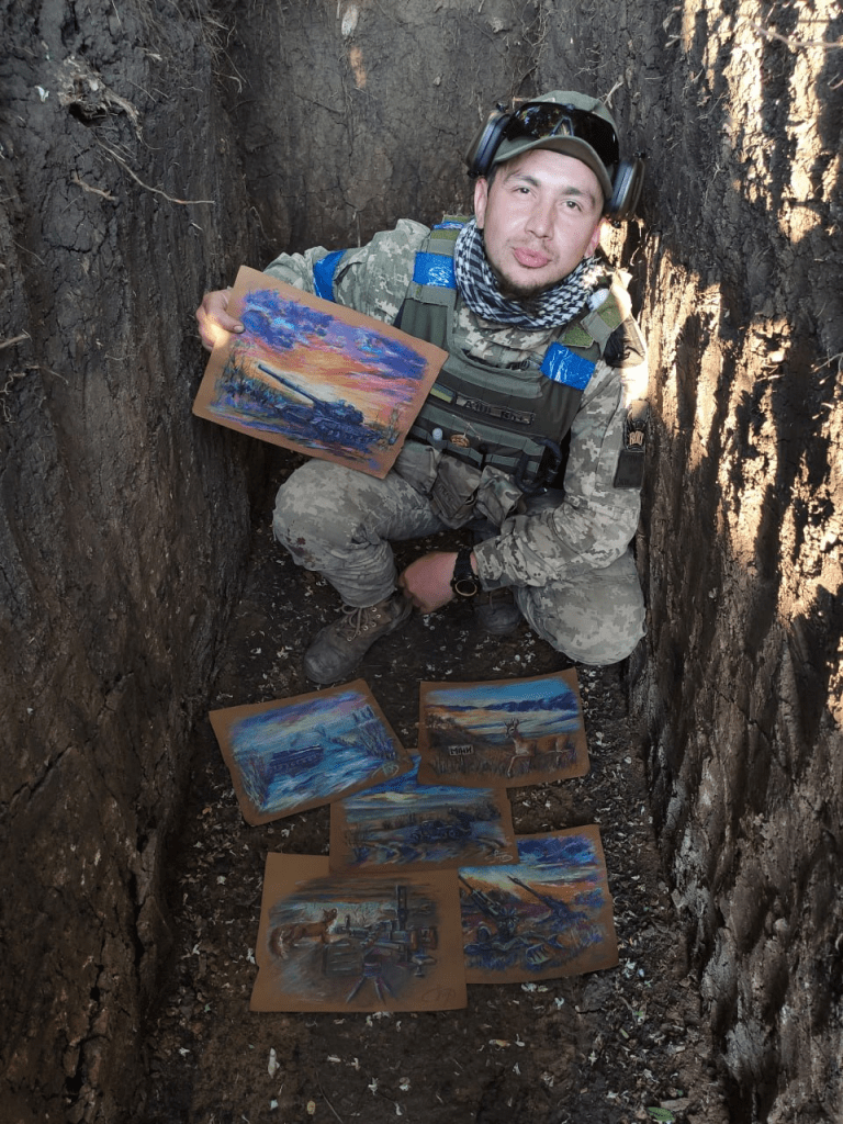 «Окопна романтика»: історія тернопільського митця та воїна Володимира Бабія, який пройшов шлях від піхотинця до служби в ТЦК