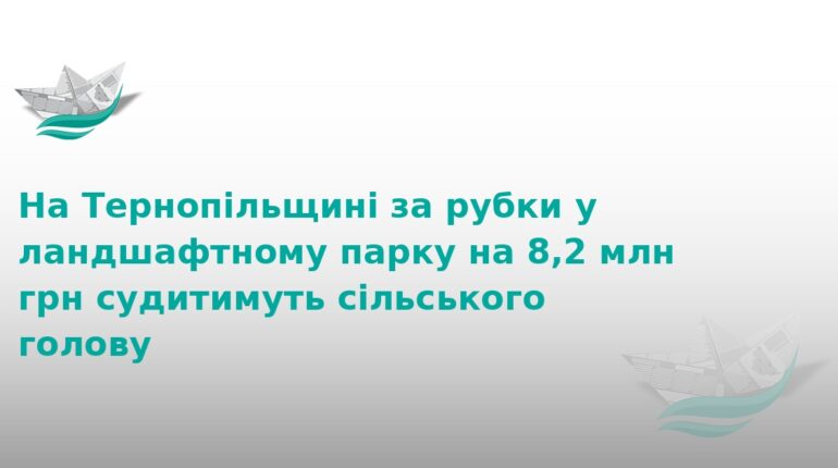 На Тернопільщині судитимуть голову громади за вирубку лісу