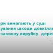 На Тернопільщині «Укрзалізницю» судять за вирубку лісу