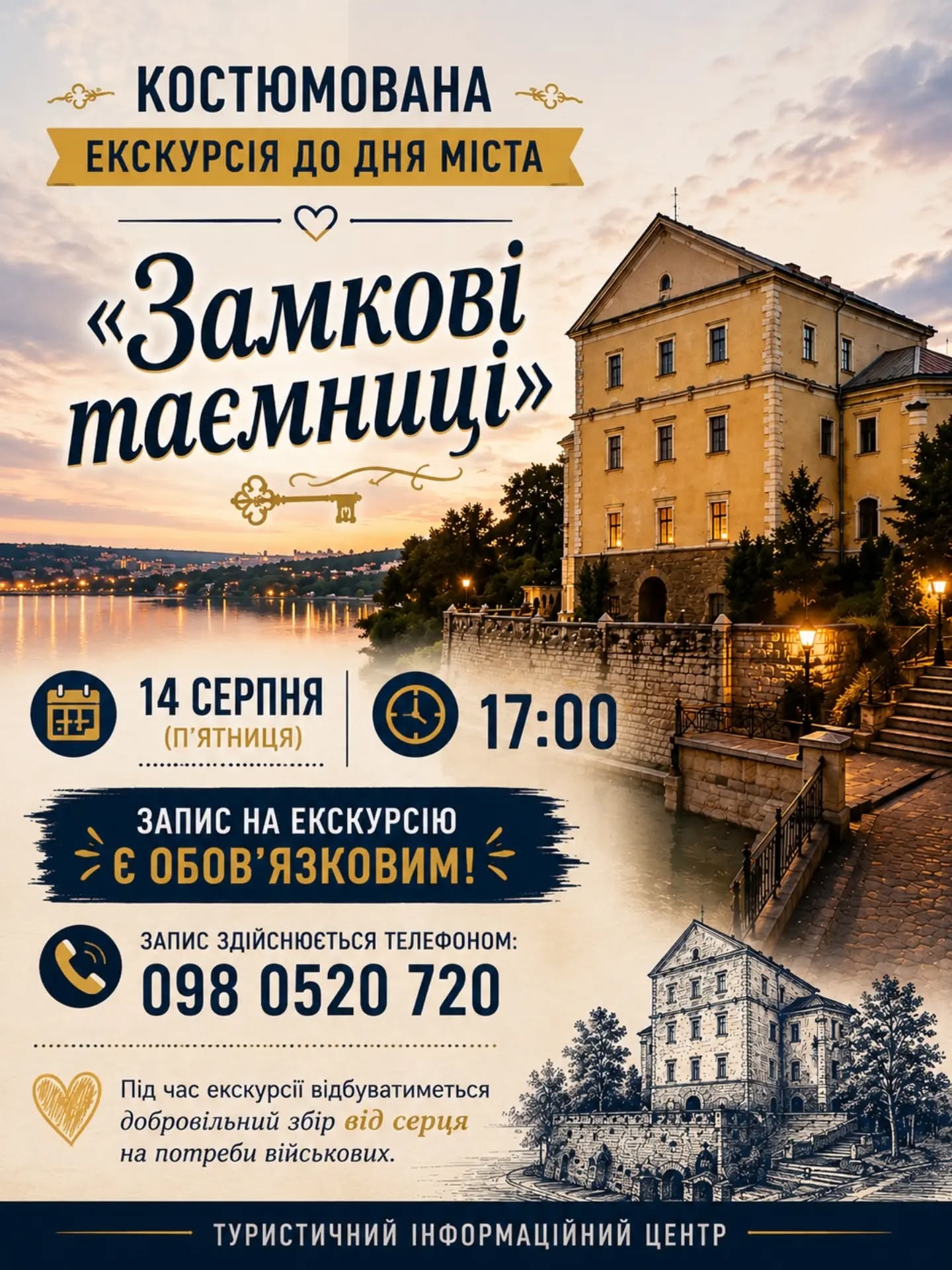 У Тернополі проведуть благодійну костюмовану екскурсію