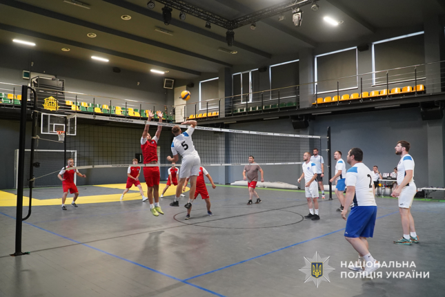 Волейбольний турнір поліцейських у Тернополі