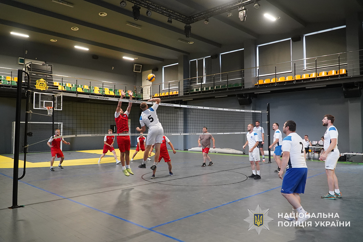 Волейбольний турнір поліцейських у Тернополі