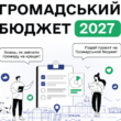 Громадський бюджет 2027: старт консультацій у Тернополі