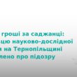 На Тернопільщині посадовець вимагав хабар за саджанці