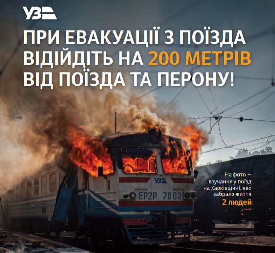 Правила безпеки на залізниці під час тривоги у Тернополі