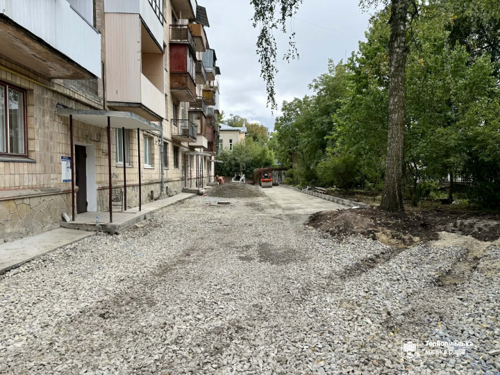 Ремонт дворів у Тернополі: де оновлюють прибудинкові території