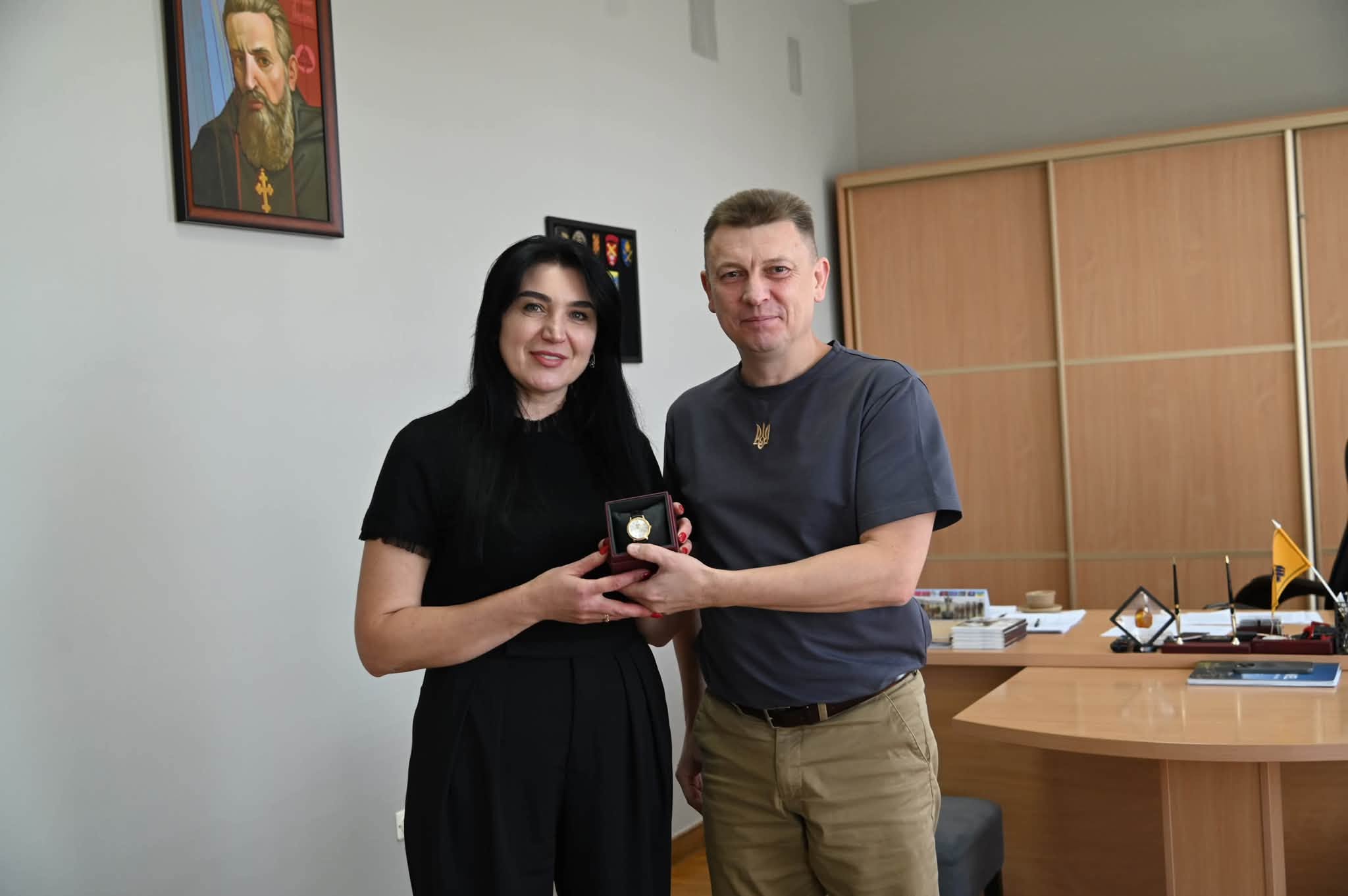 Володимир Болєщук відзначив фахівчиню Ветеранського простору