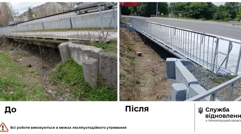 Безпека на автошляхах: На Тернопільщині відновили 10 аварійних мостів