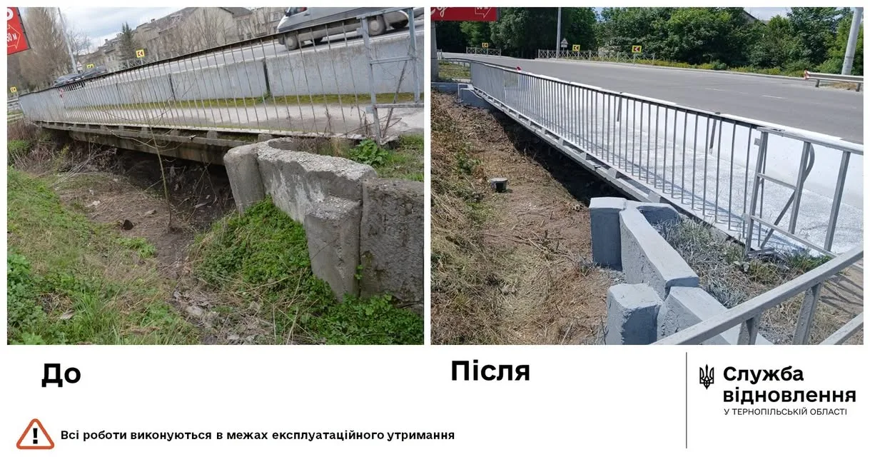 Безпека на автошляхах: На Тернопільщині відновили 10 аварійних мостів