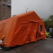 Підтримка під час блекаутів: У Києві розгортають перші намети ДСНС для допомоги громадянам