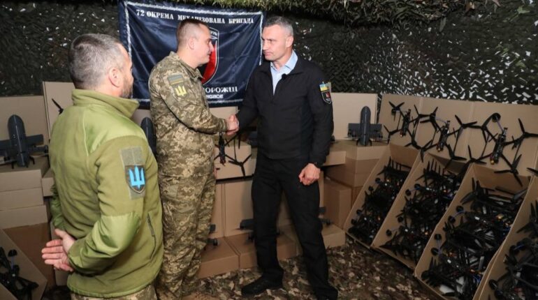 Київ передав 72-й бригаді партію безпілотників