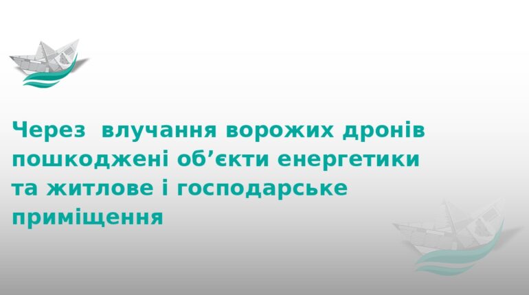 Наслідки нічної атаки дронів на Тернопільщині