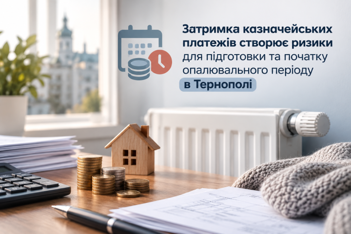 Опалювальний сезон у Тернополі під загрозою через Казначейство